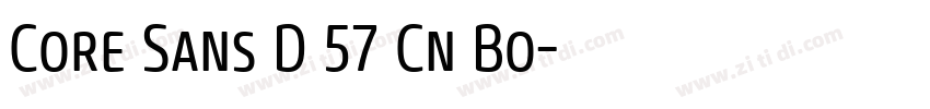 Core Sans D 57 Cn Bo字体转换